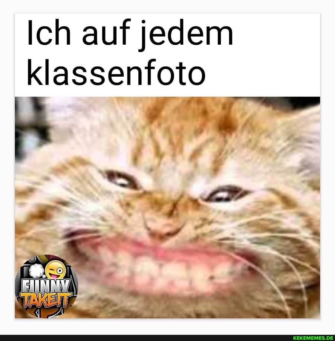 Ich auf jedem klassenfoto