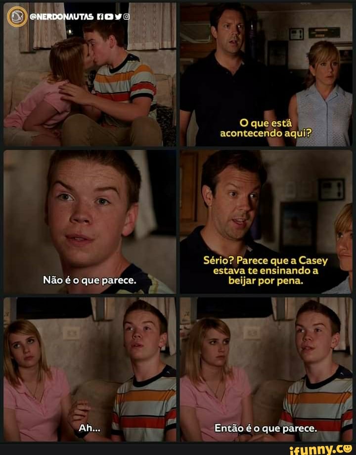 GNERDONAUTAS HO
quê estê) acontecendo aqui?
que a Casey estava te ensinando a
Não é o que parece beijar por pena.
Ah. Então que parece.
