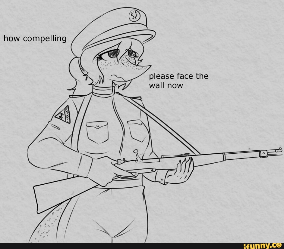 How compelling please face the wall now - iFunny