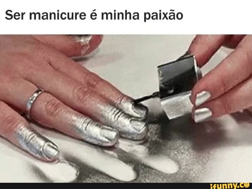 Ser manicure é minha paixão