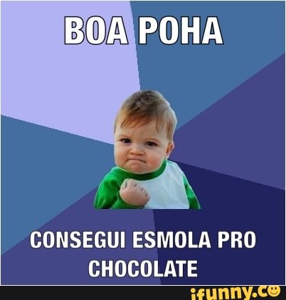 CONSEGUI ESMOLA PRO
CHOCOLATE