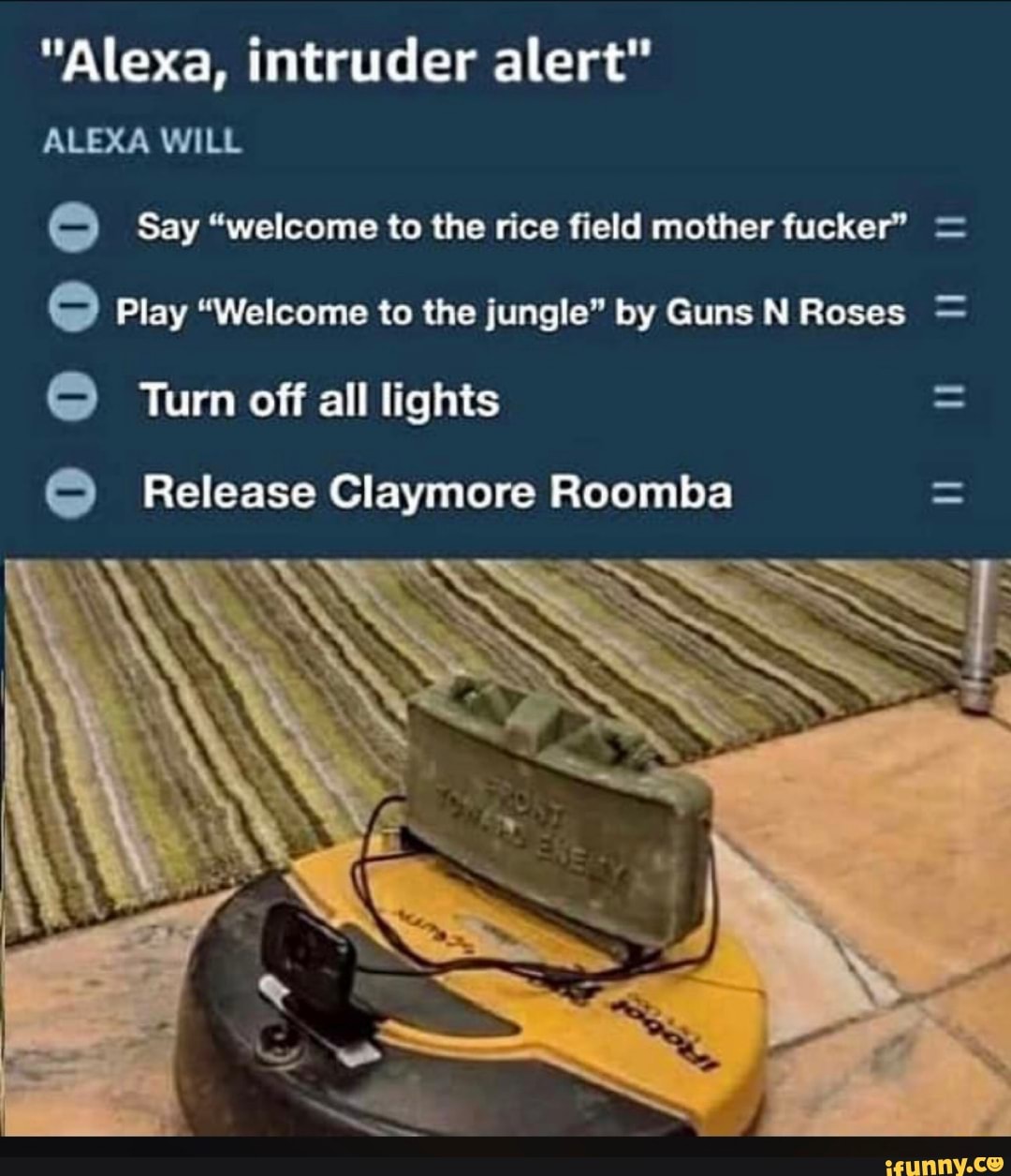 intruder alert alexa