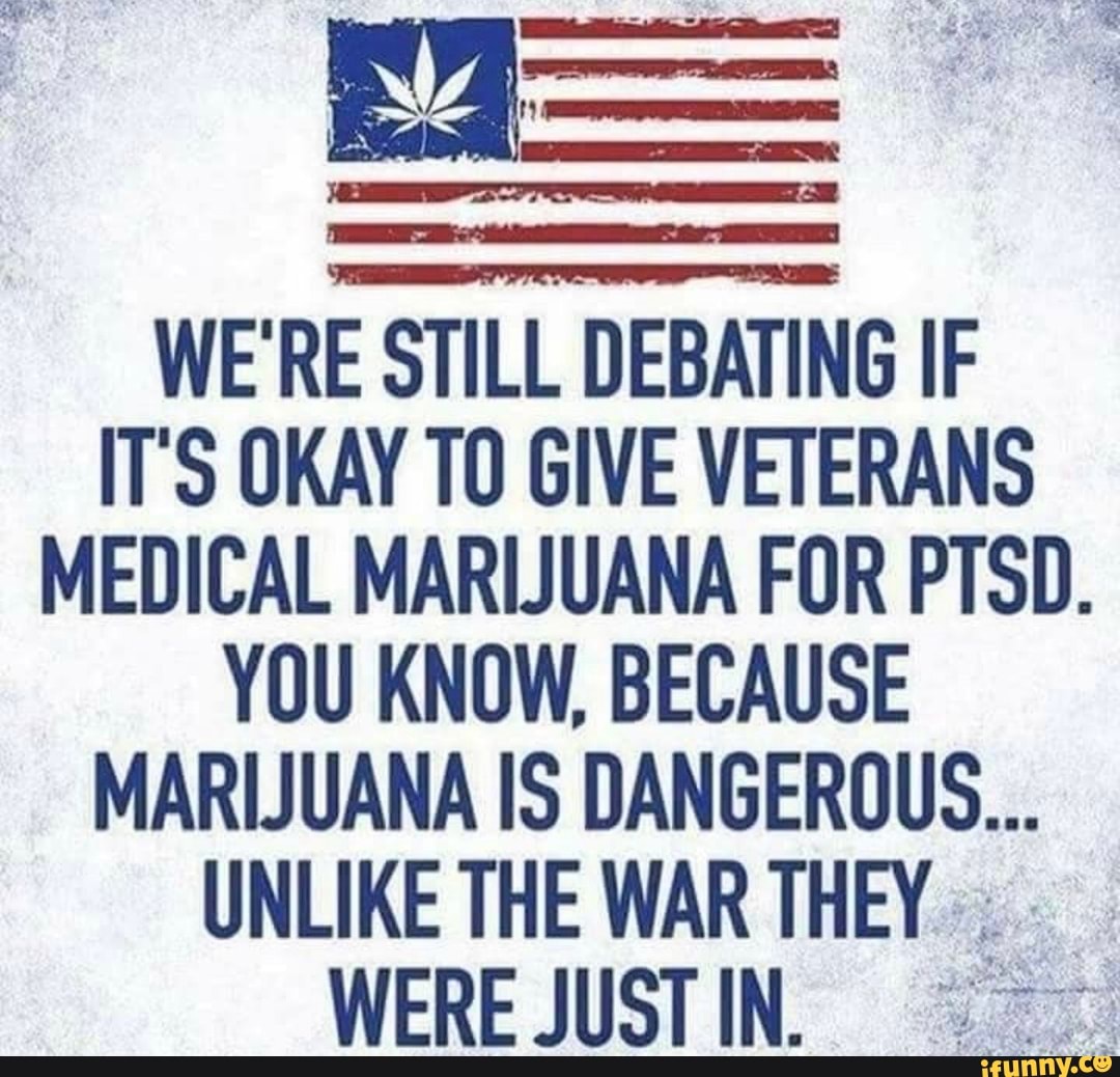 WE'RE STILL DEBATING IF IT'S OKAY TO GIVE VETERANS MEDICAL MARIJUANA ...