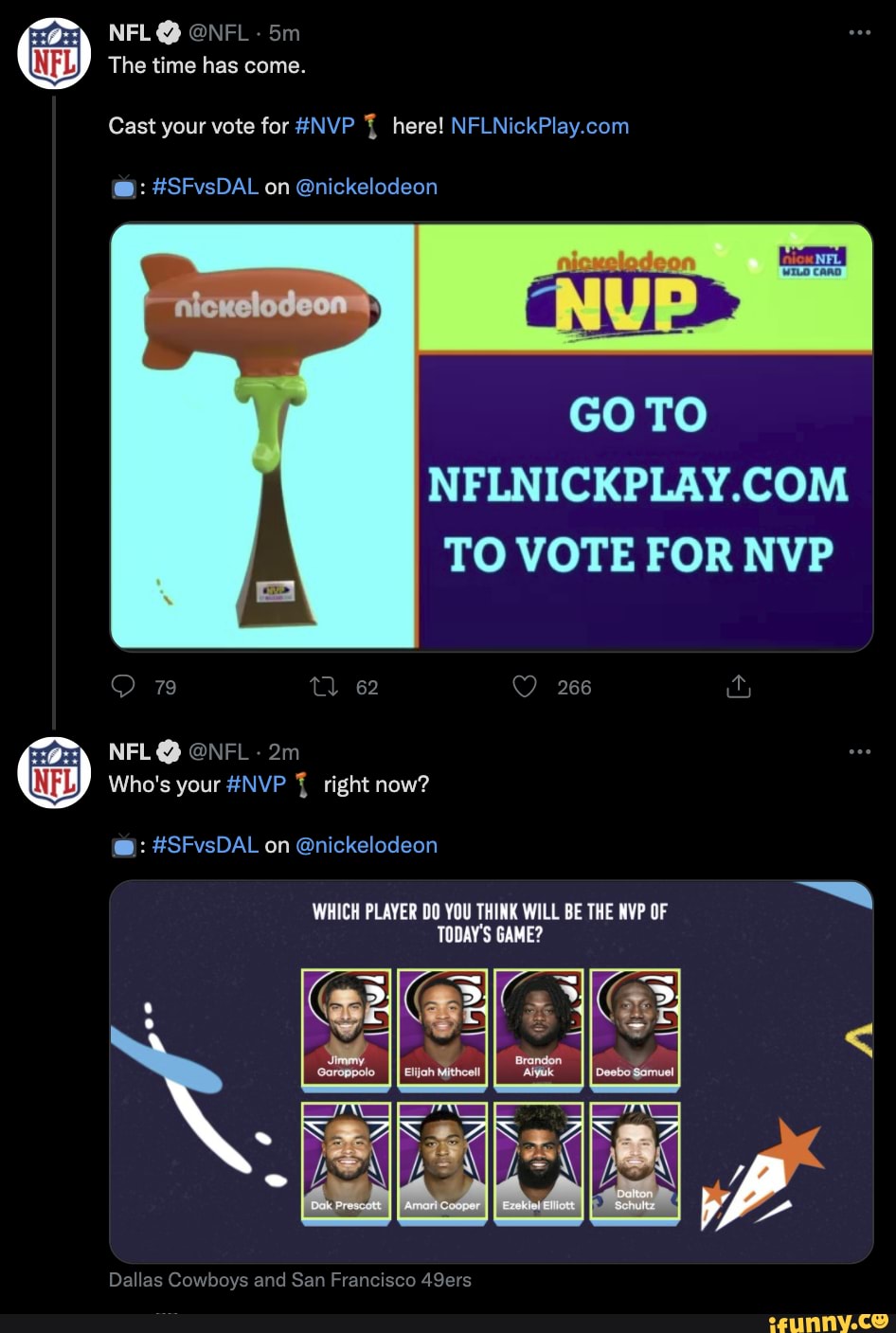 Nickelodeon NVP 2022: Who was named NVP of 49ers-Cowboys