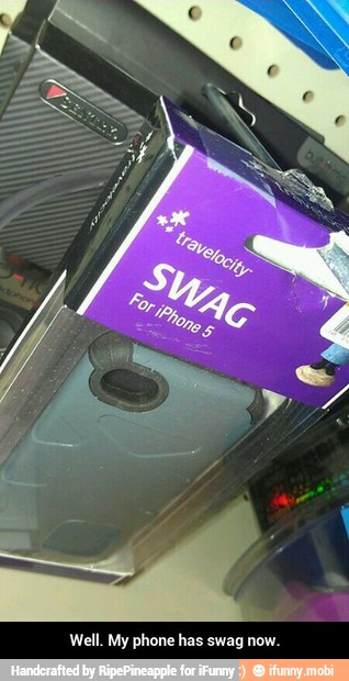 Well. My phone has swag now. - Well. My phone has swag now.