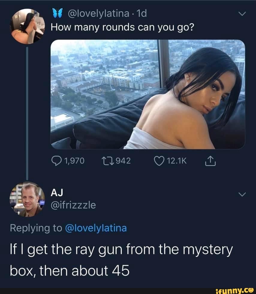 e bl How many rounds can you go?
Replying to @lovelylatina
If I get the ray gun from the mystery
box, then about 45