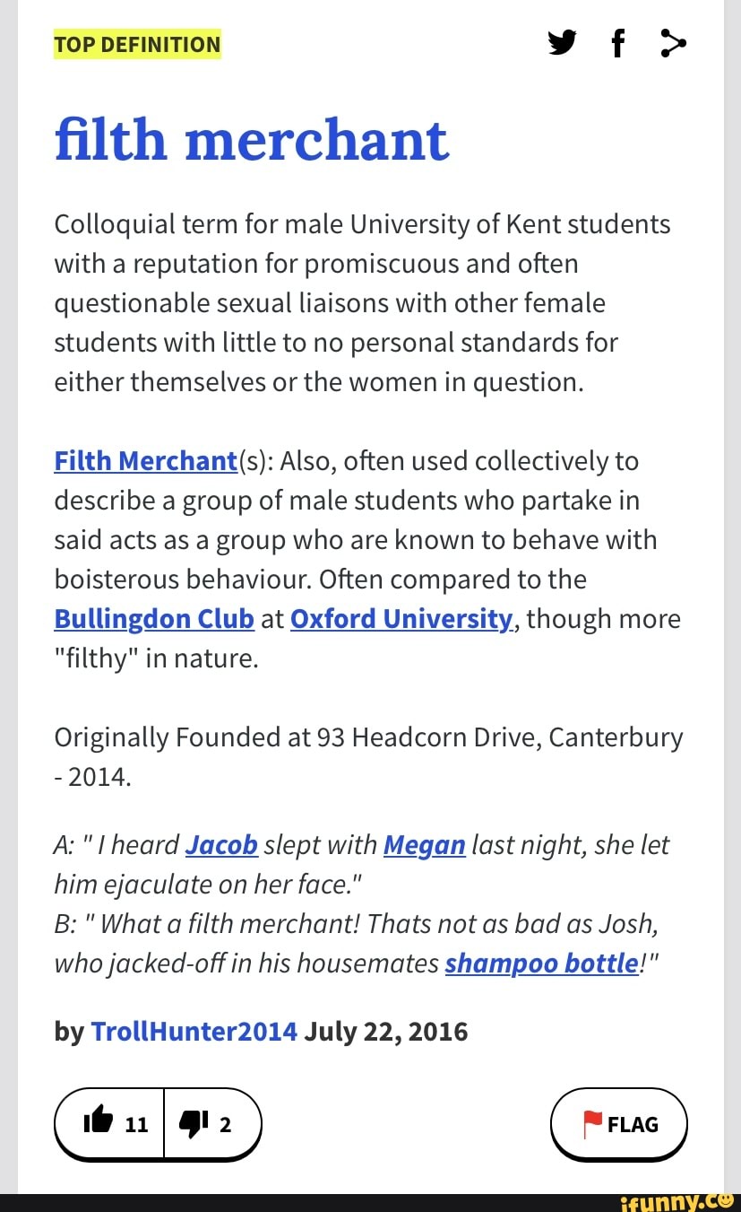 filth definition oxford
