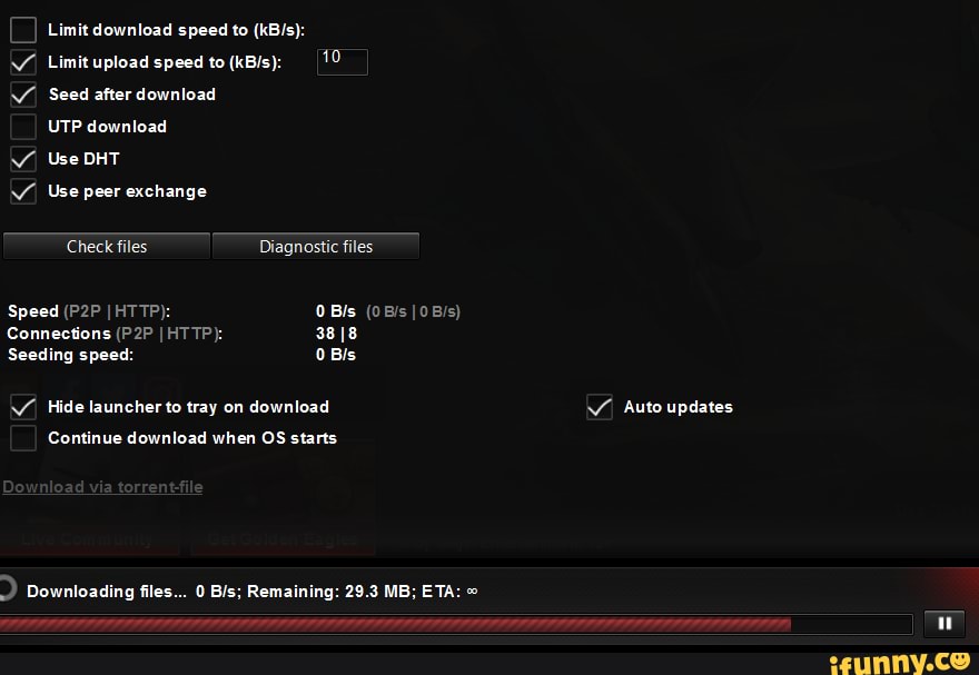 check upload and download speed