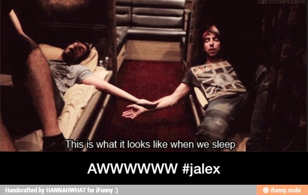 This,is what it looks like when we sleep, á - AWWWWWW #jalex