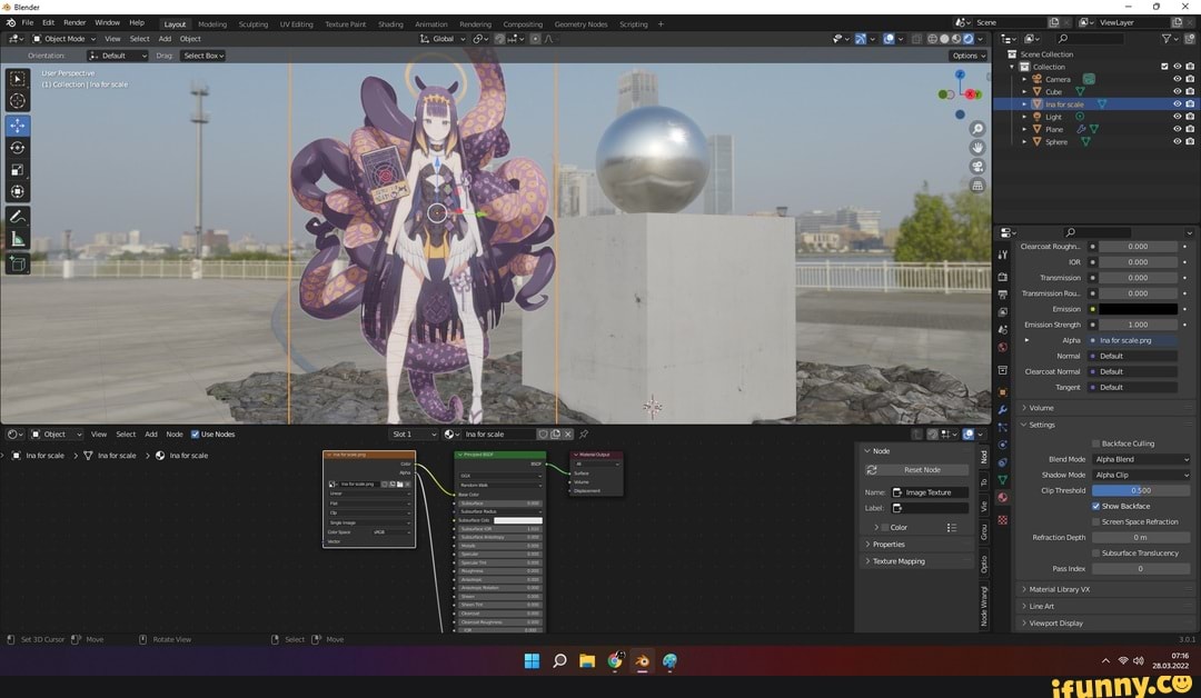 File Edit Render Window Help Layout_ Modeling Sculpting UV Editing Texture Paint Shading