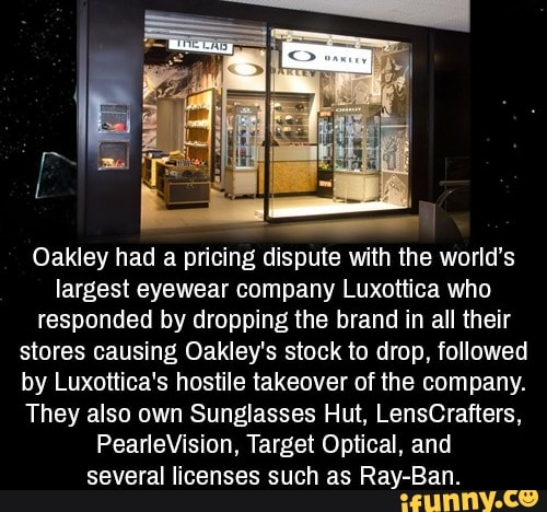 oakley luxottica dispute