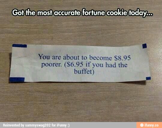 re about to become $8.95
poorer. ($6.95 if you had the