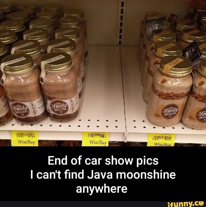 End of car show pics can't find Java moonshine anywhere