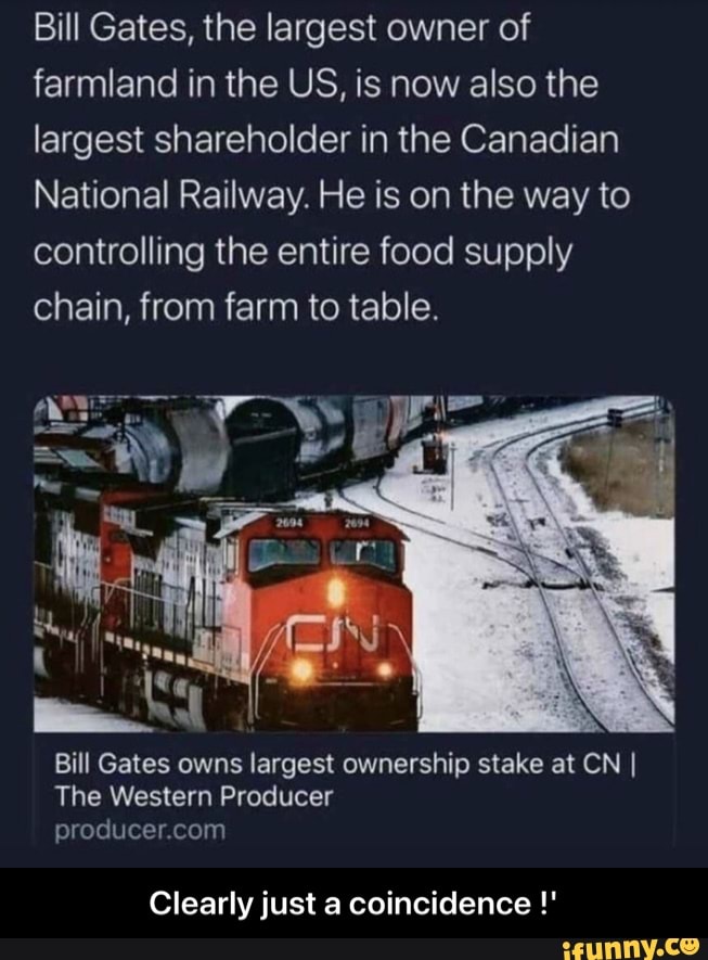 Bill Gates, the largest owner of farmland in the US, is now also the