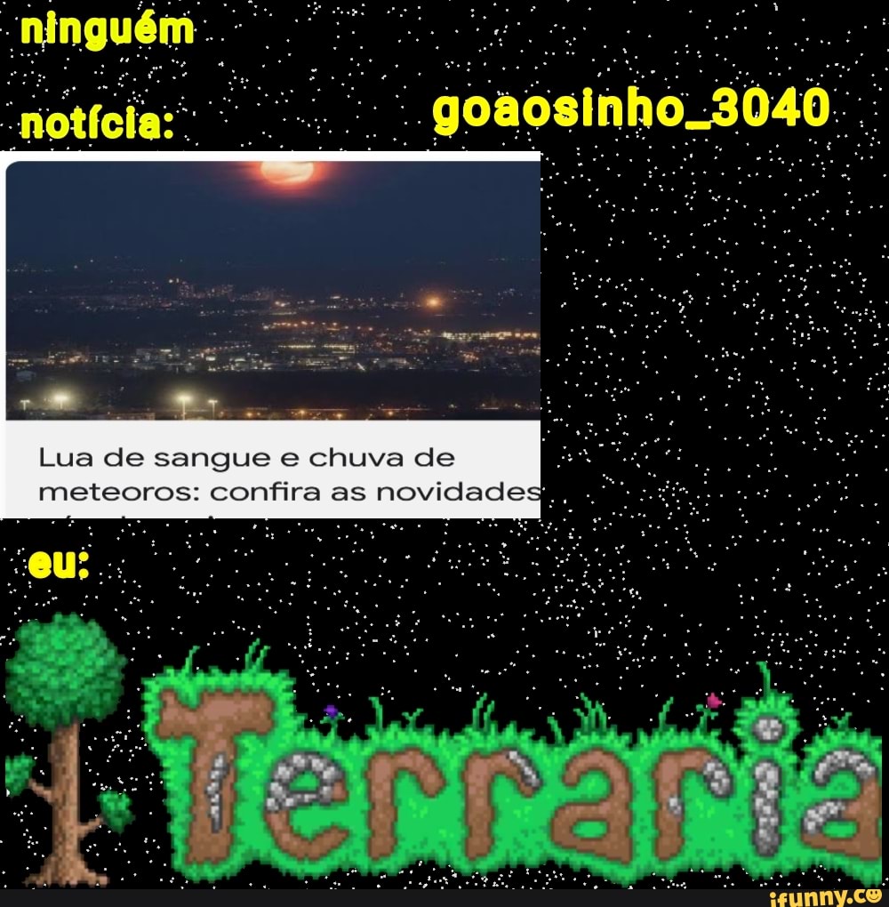 go
Lua de sangue e chuva de meteoros: confira as novidade