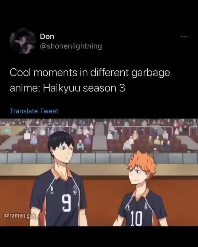 Haikyuu Moments and Anime