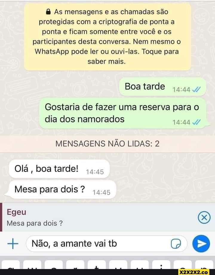 As mensagens e as chamadas são protegidas com a criptografia de ponta a ponta e ficam somente