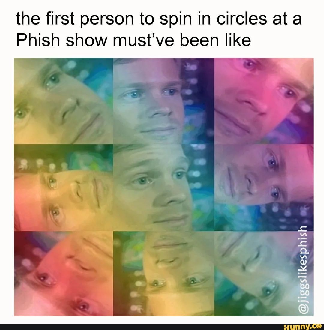 The first person to spin in circles at a Phish show must've been like