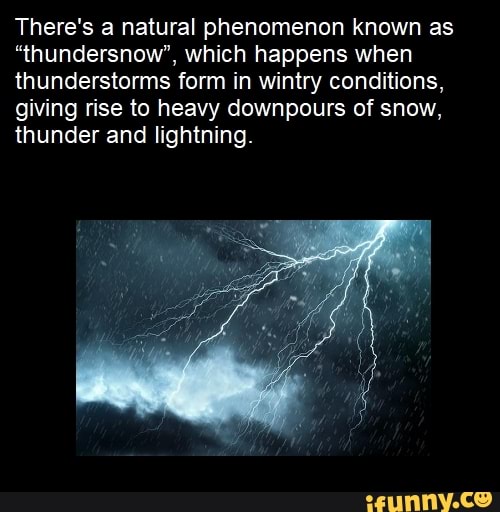 Thundersnow Memes. Best Collection Of Funny Thundersnow Pictures On IFunny