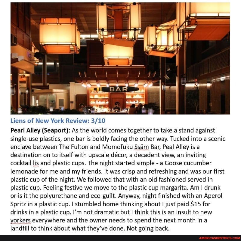 Liens Of New York Review Pearl Alley Seaport As The World Comes Together To Take