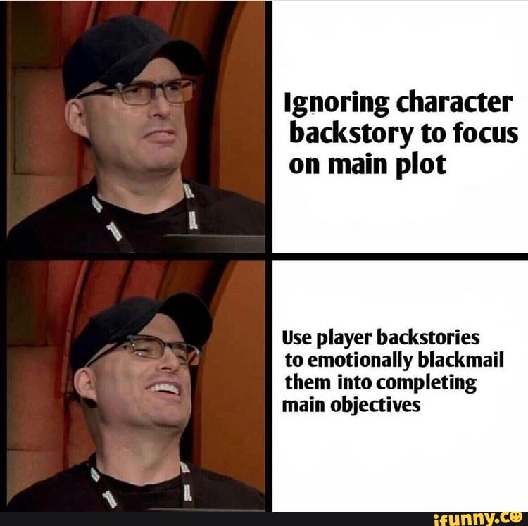 D&D meme Dump - ignoring character backstory to focus on main plot Dip ...