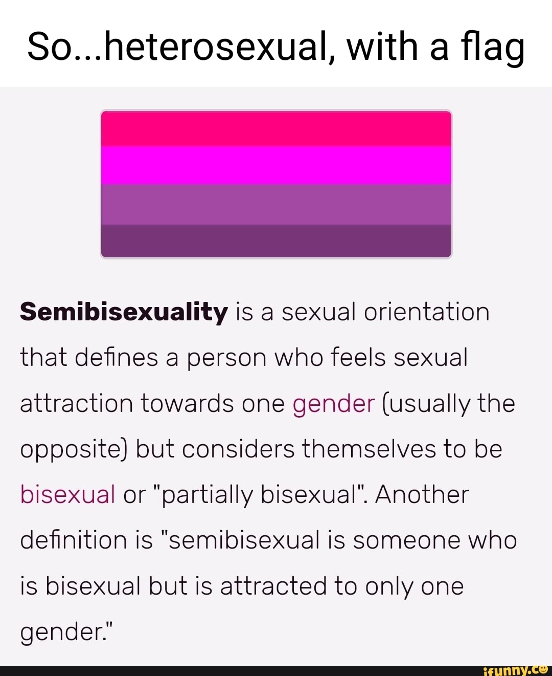 Semibisexuality memes. Best Collection of funny Semibisexuality ...