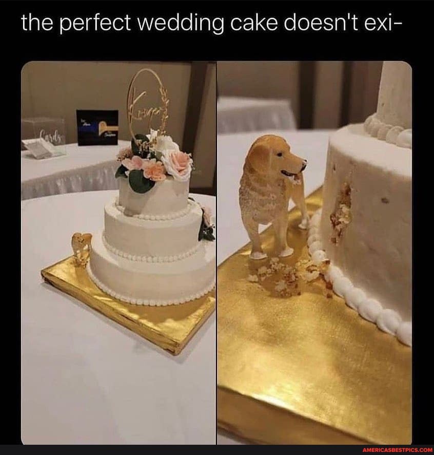 the perfect wedding cake doesn't exi-