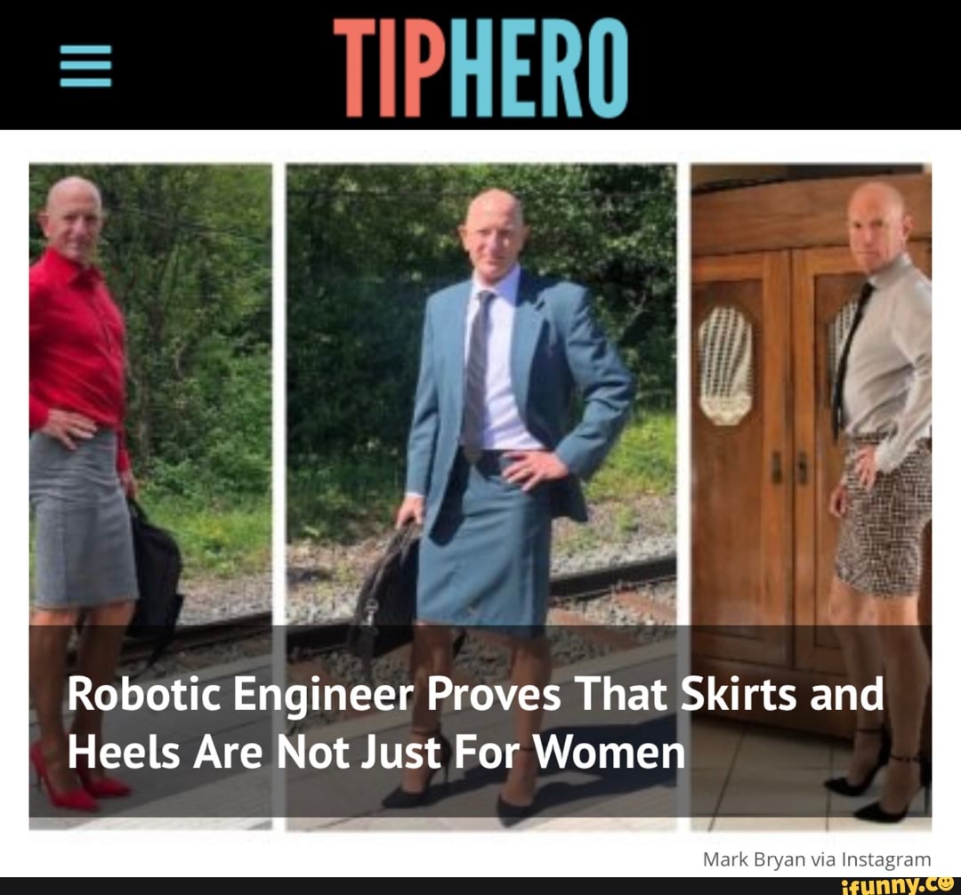 _TIPHERO Robotic Engineer Proves That Skirts and Heels Are Not Just For