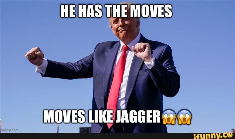 moves like jagger meme