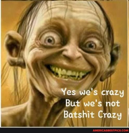 Yes we's crazy
But we's not
Batshit Crazy