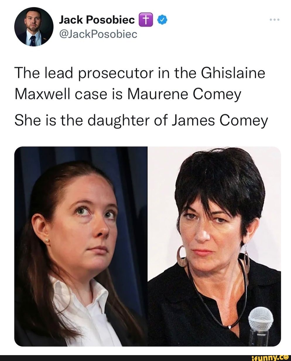 \ Jack ackPosobiec The lead prosecutor in the Ghislaine Maxwell case