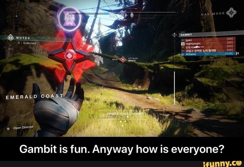 Open Director
Gambit is fun. Anyway how is everyone? - Gambit is fun. Anyway how is everyone?