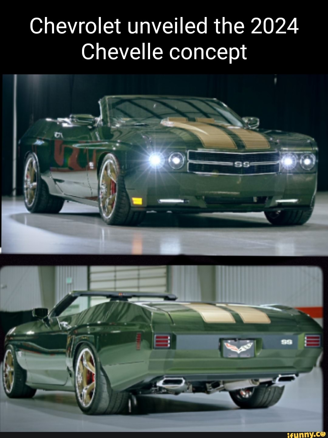 Chevrolet unveiled the 2024 Chevelle concept - )