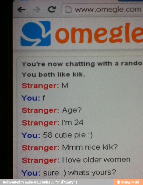Omegle older women on 12 Things