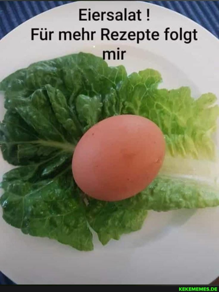 Eiersalat
Für mehr Rezepte folgt
mir