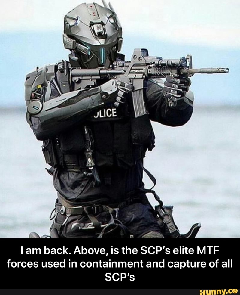 Lam Back. Above, Is The SCP's Elite MTF Forces Used In Containment And ...