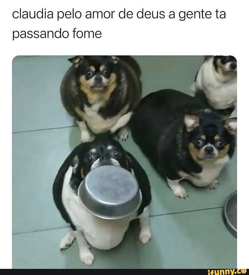 claudia pelo amor de deus a gente ta passando fome