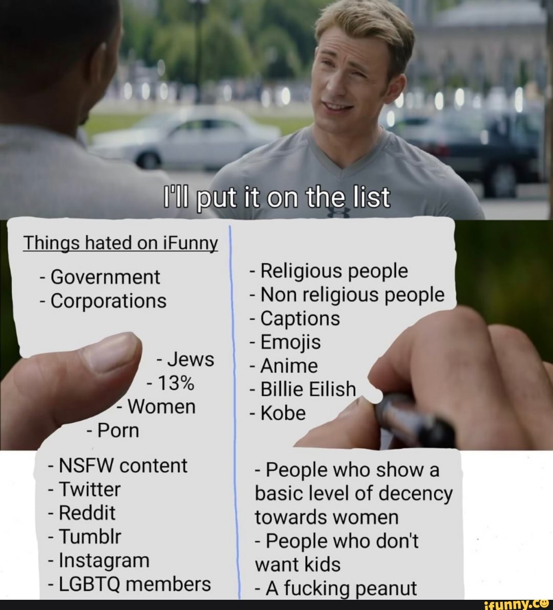 Jew Porn Captions - Things hated on iFunny Government Corporations Jews Women Porn NSFW content  Twitter Reddit Instagram LGBTQ members