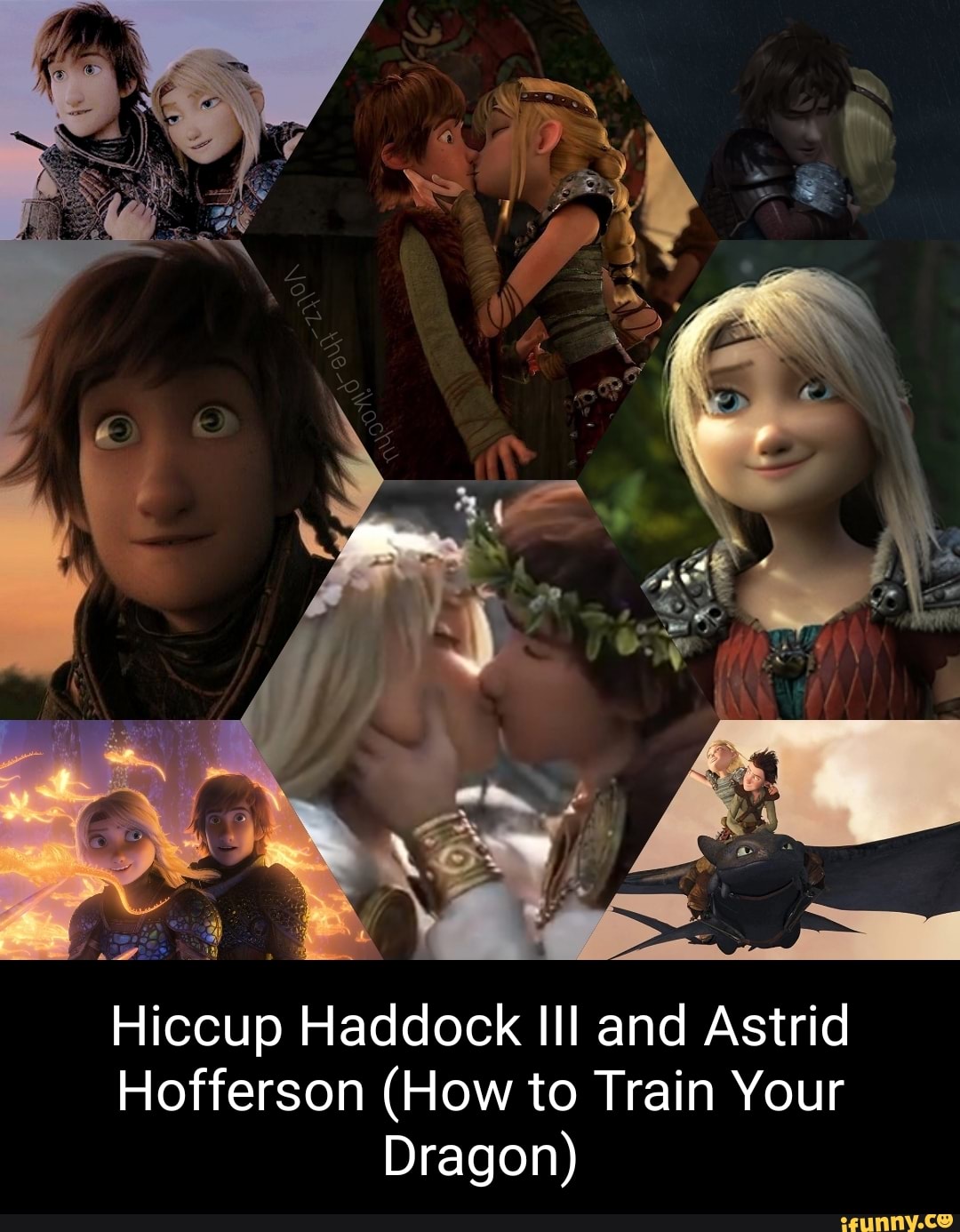 Hiccup Haddock III and Astrid Hofferson (How to Train Your Dragon) )
