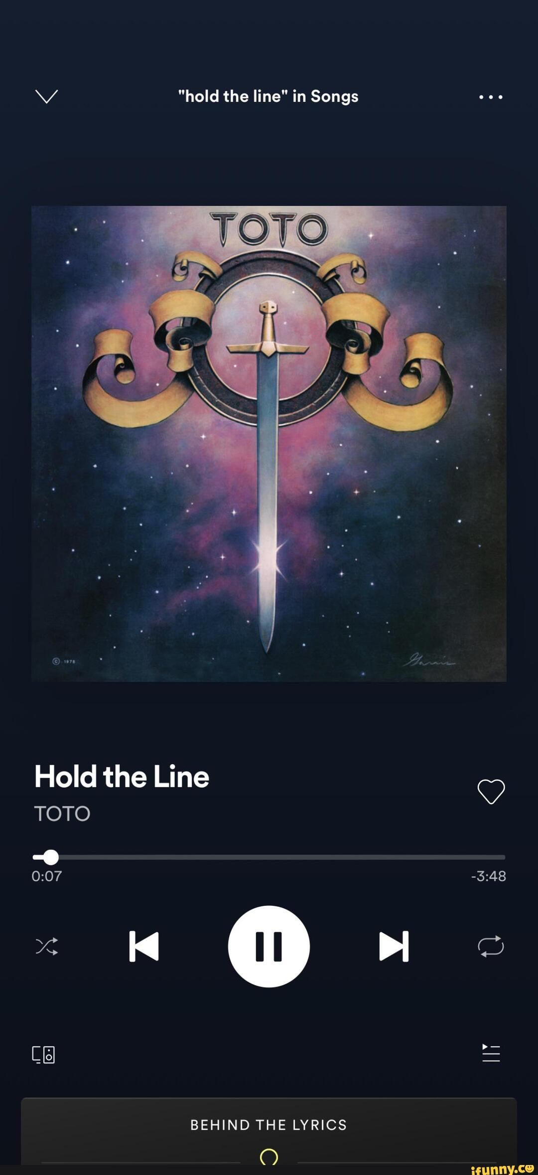 Hold The Line In Songs Hold The Line Toto Behind The Lyrics Of Ifunny