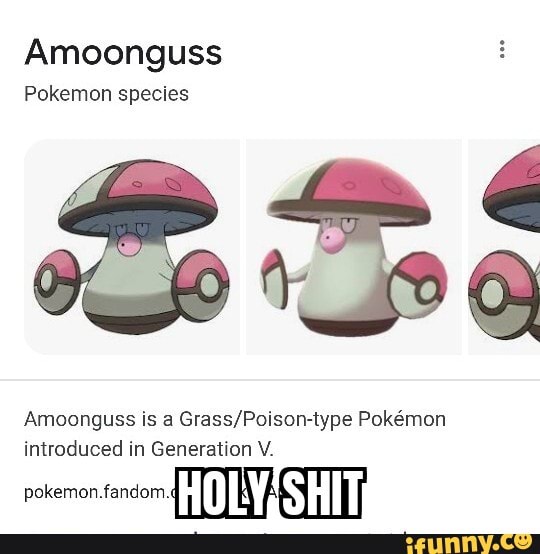 Amoonguss Pokemon species Amoonguss is a Pokemon introduced in ...