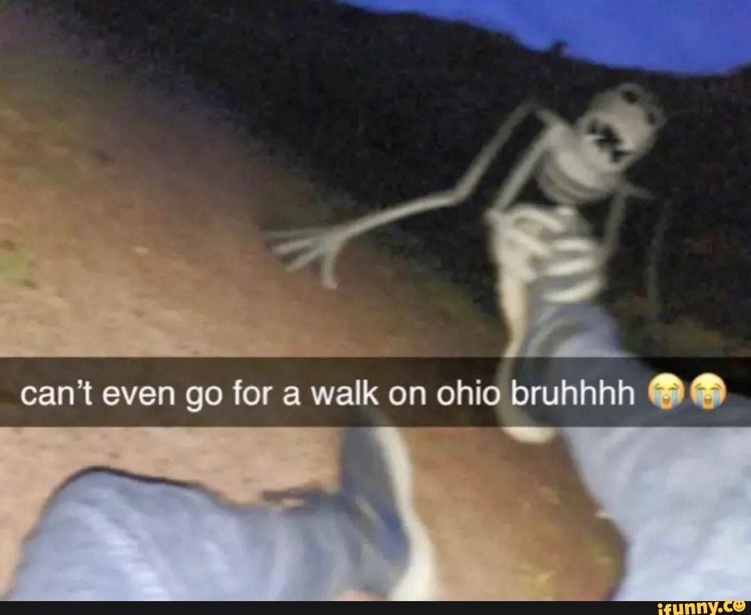 Can t Even Go For A Walk On Ohio Bruhhhh IFunny
