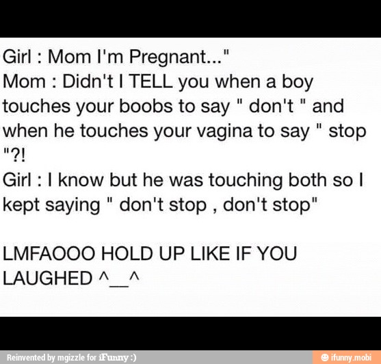 What happens if a boy touches your breast.