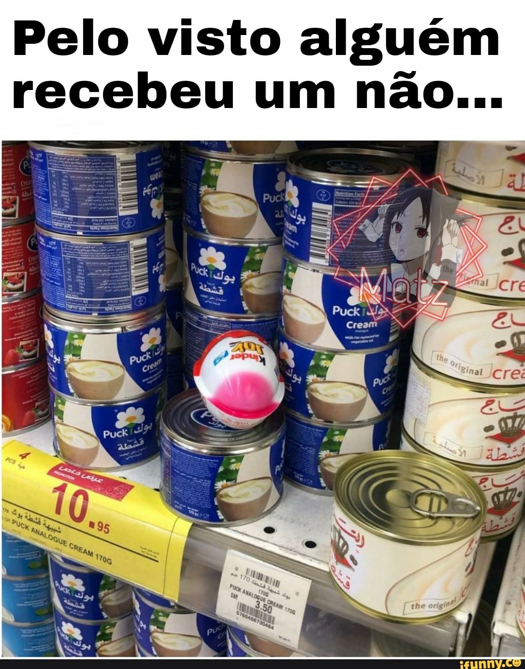 Pelo visto alguém recebeu um não...