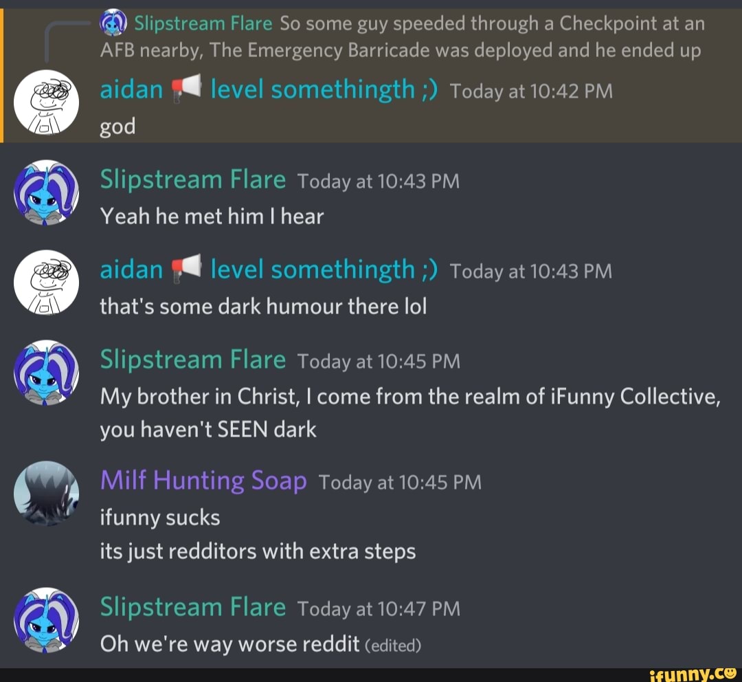 Slipstream Flare So some guy speeded through a Checkpoint at an AFB