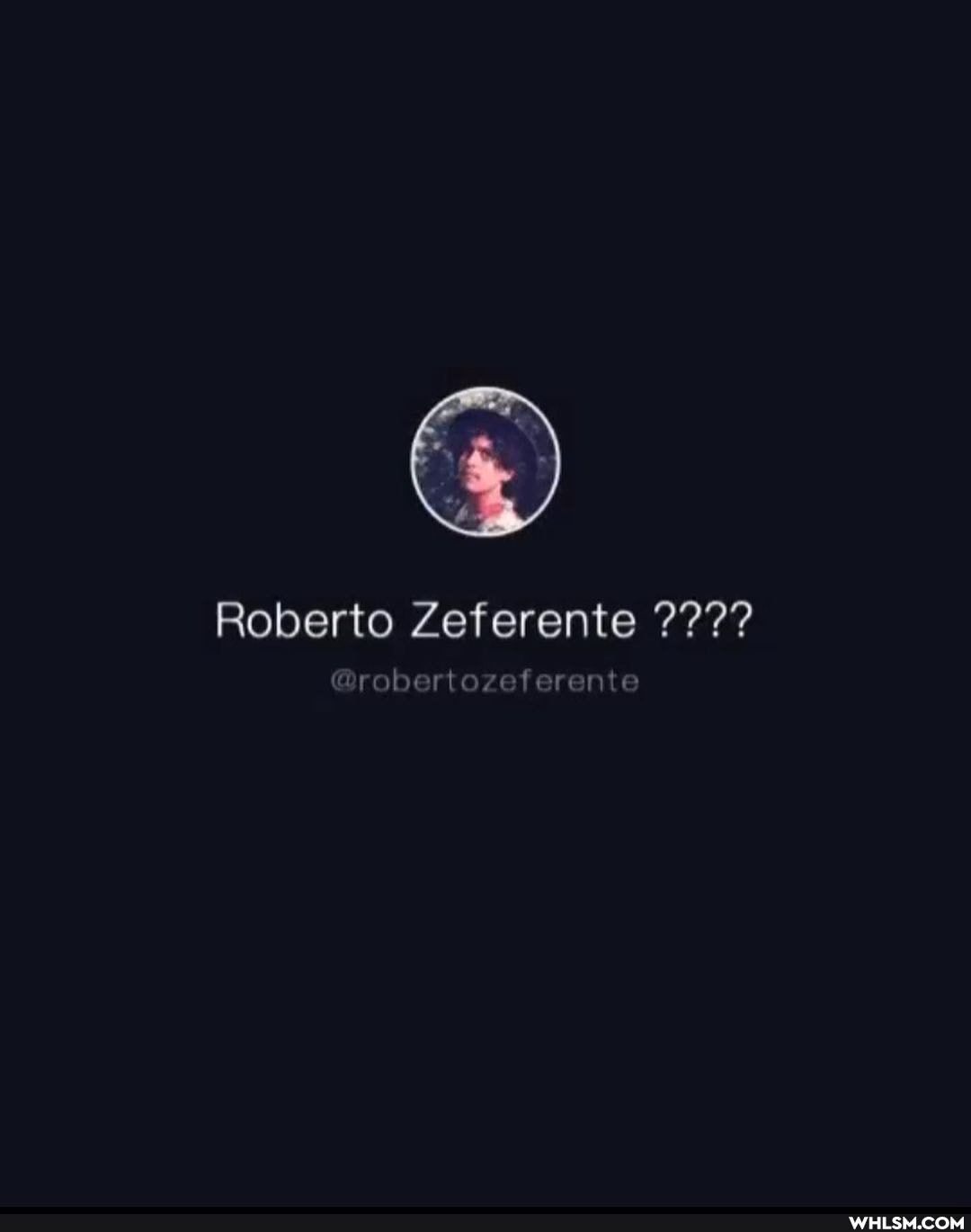 Roberto Zeferente
"robe to ef r nie