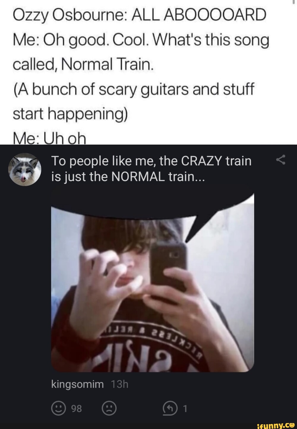 ozzy osbourne normal train
