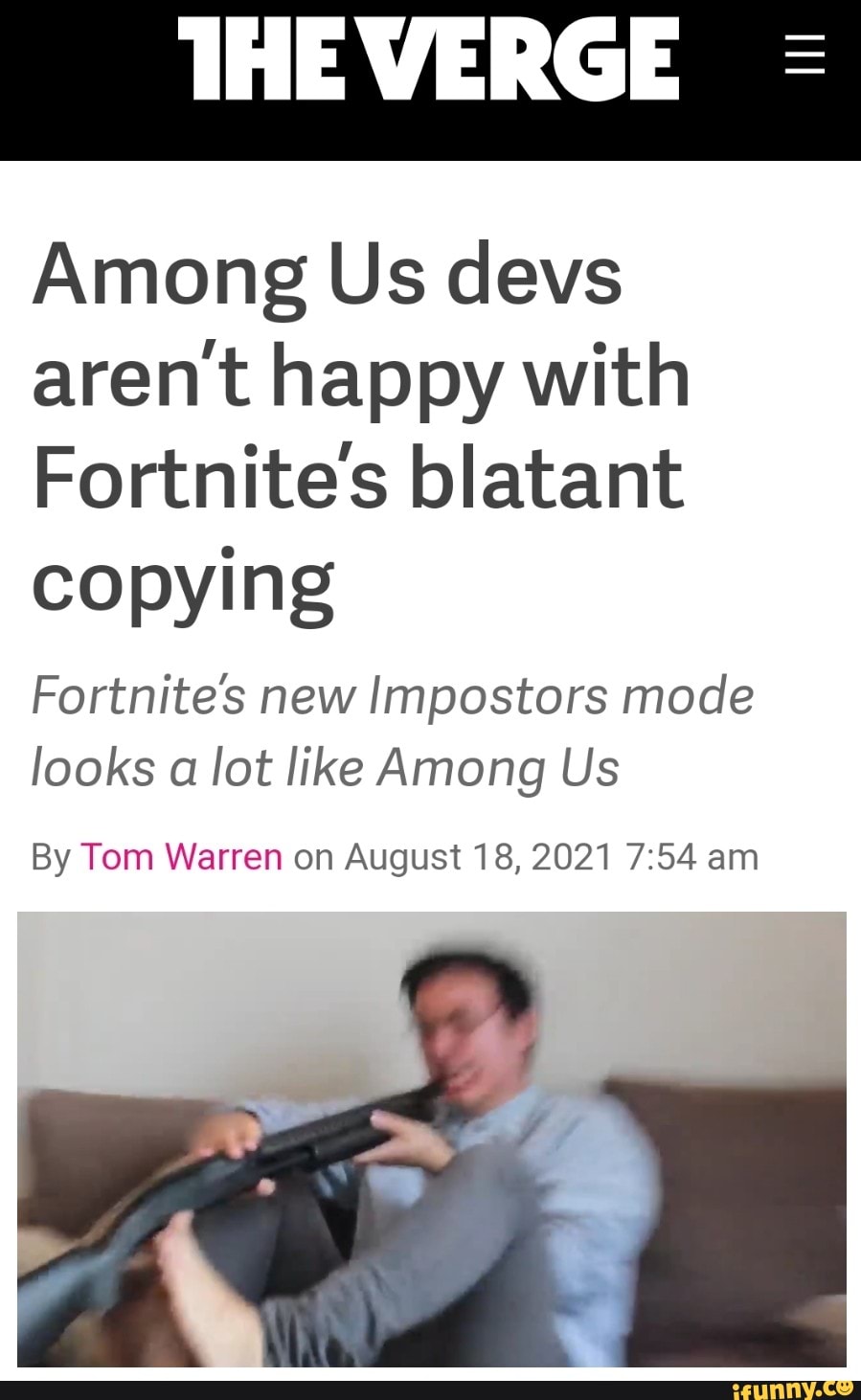 Among Us Devs Arent Happy With Fortnites Blatant Copying Fortnites New Impostors Mode Looks A 7740