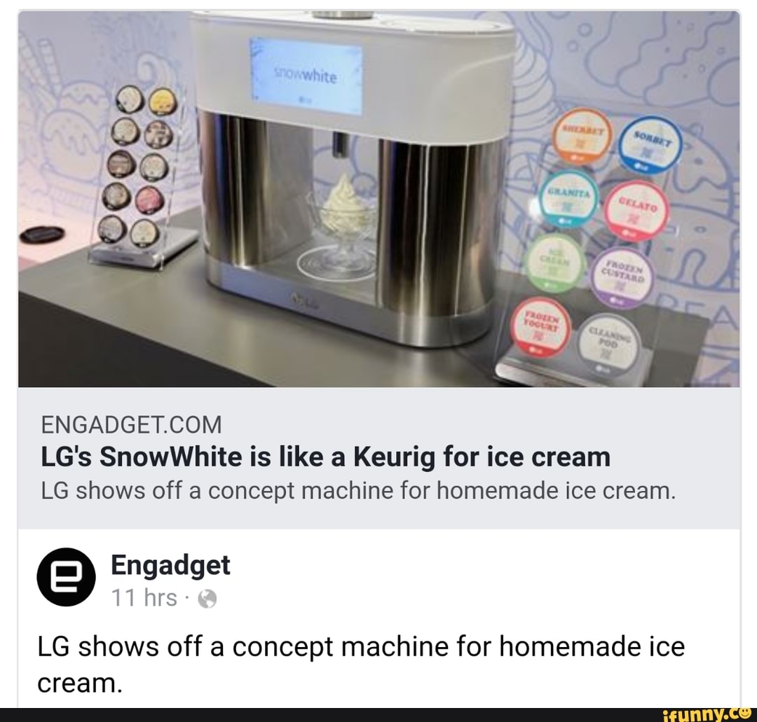 LG's Snowwhite Is Like a Keurig for Ice Cream and Gelato