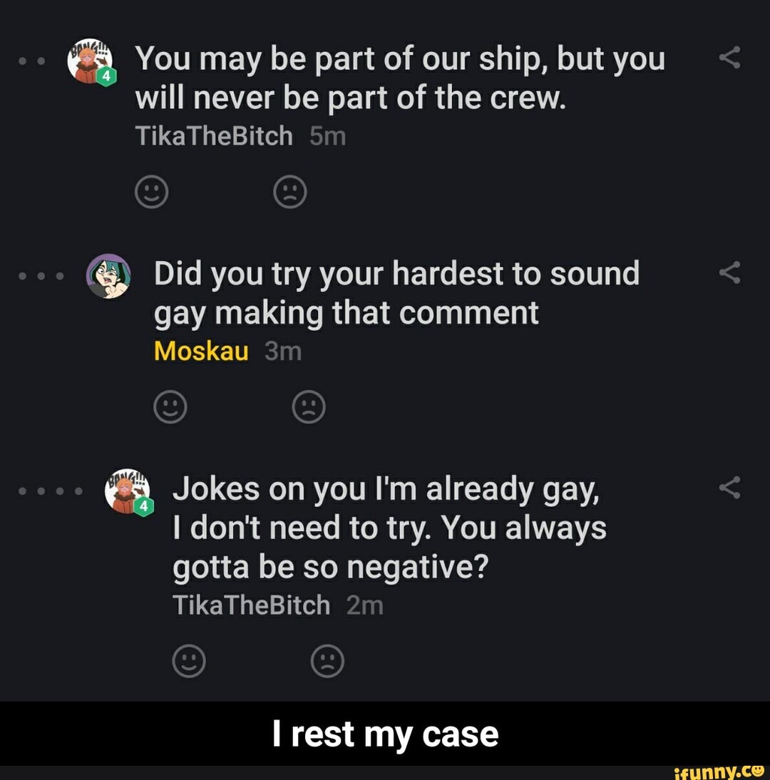 your so gay jokes